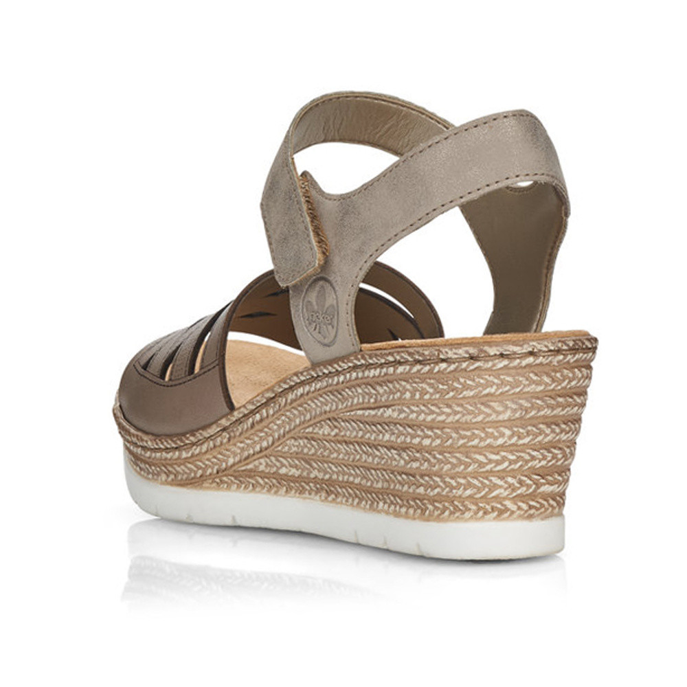 detail Dámské sandály RIEKER RIE-10200249-S1 béžová