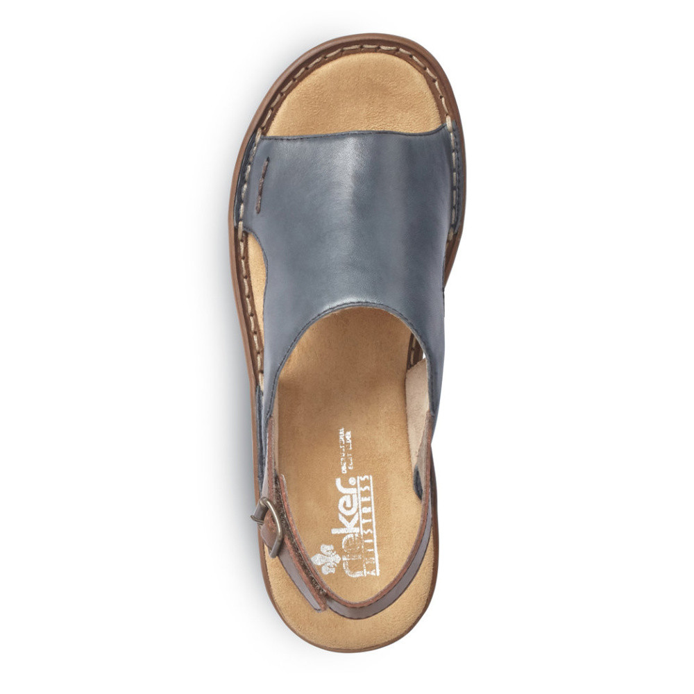 detail Dámské sandály RIEKER RIE-10200263-S1 modrá