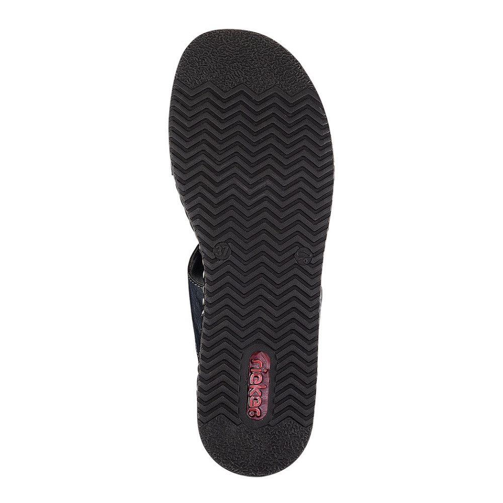 detail Dámské nazouváky RIEKER 629K9-14 modrá S5