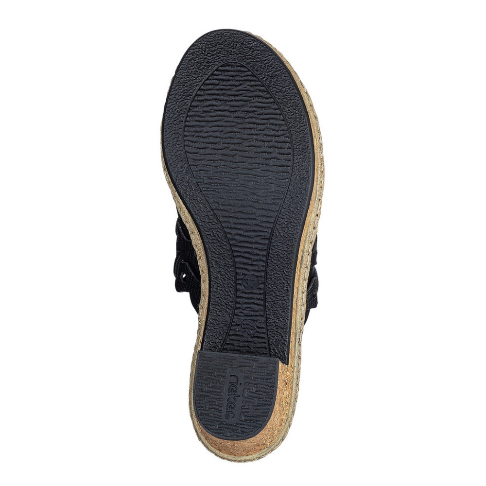 detail Dámské nazouváky RIEKER RIE-10200282-S1 černá