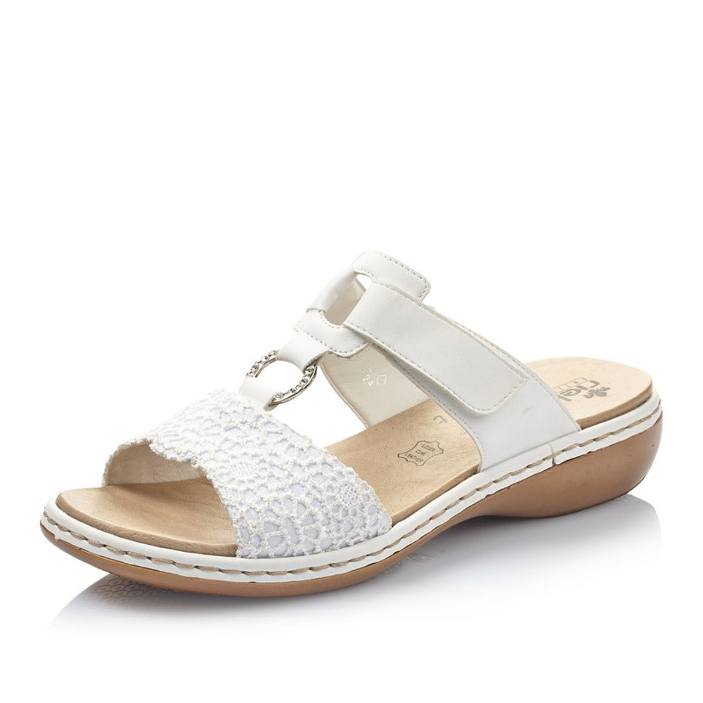 detail Dámské nazouváky RIEKER RIE-10200295-S1 bílá