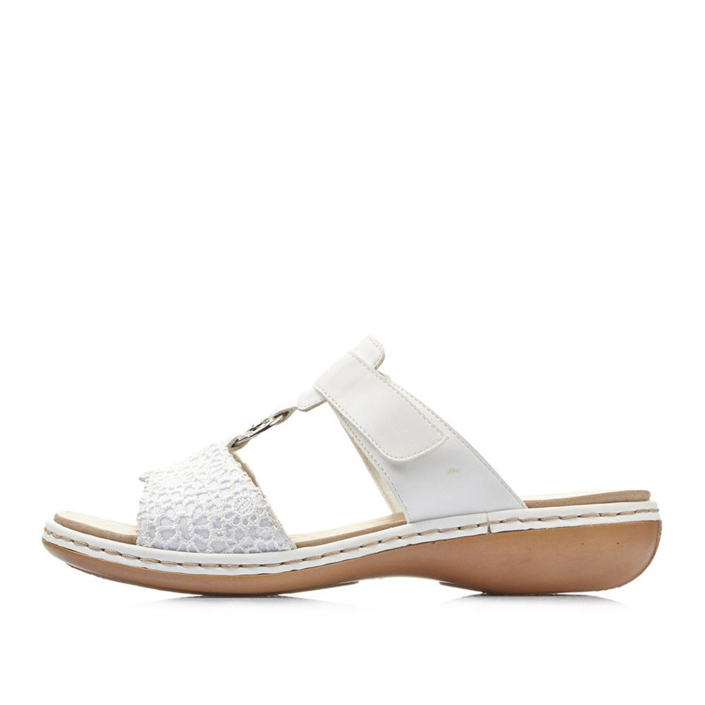 detail Dámské nazouváky RIEKER RIE-10200295-S1 bílá