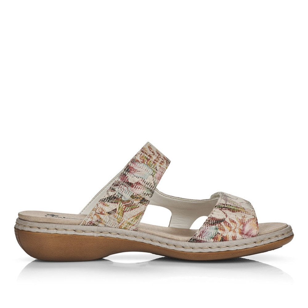 detail Dámské nazouváky RIEKER 65949-90 multicolor S1