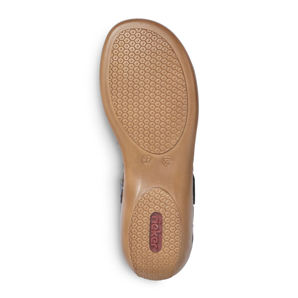 detail Dámské sandály RIEKER 659C7-15 modrá S1