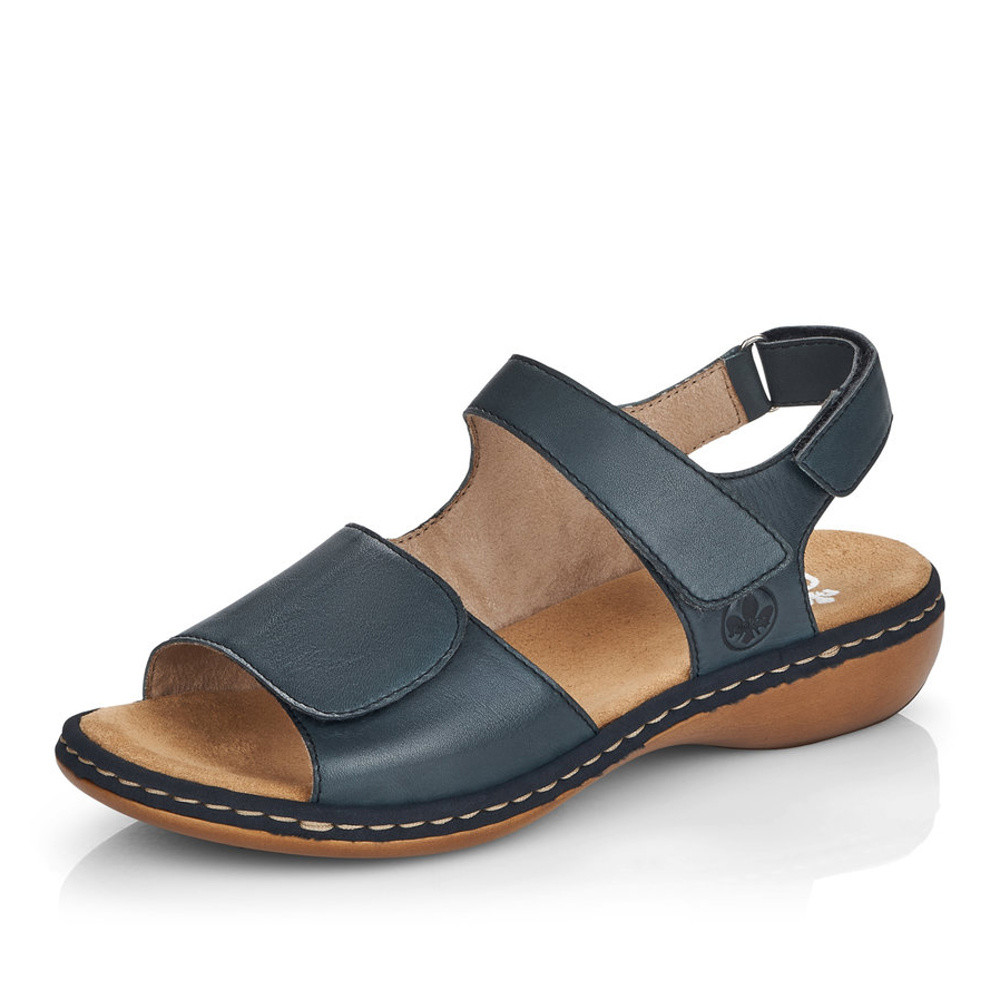 detail Dámské sandály RIEKER RIE-10200300-S1 modrá