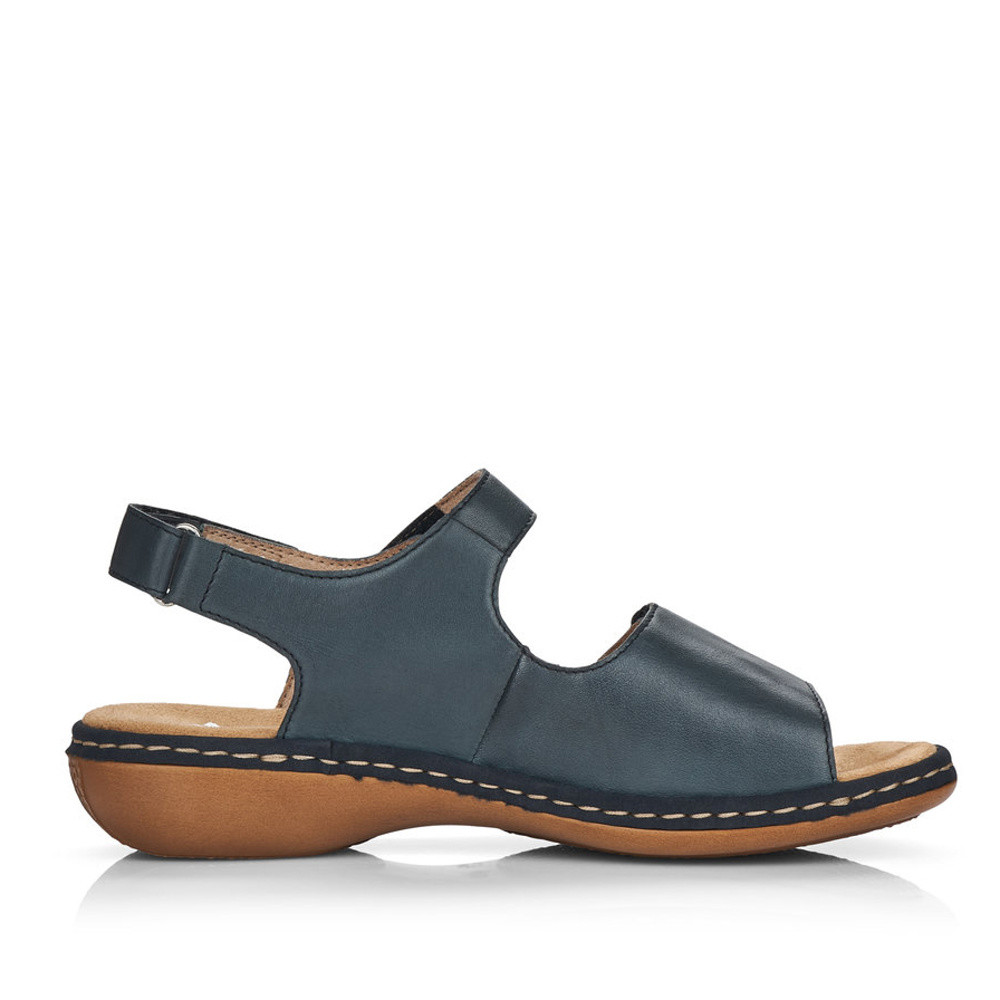 detail Dámské sandály RIEKER 659G0-14 modrá S1