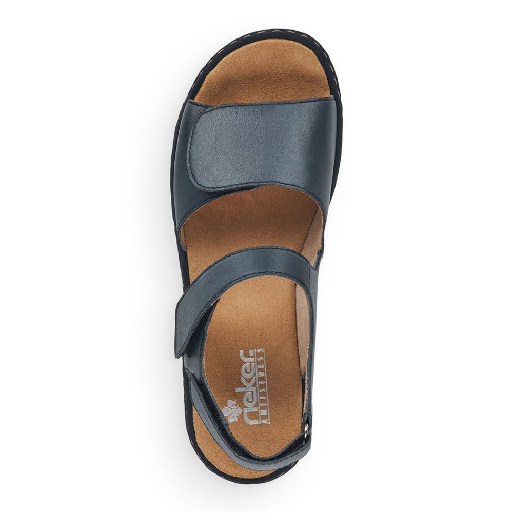 detail Dámské sandály RIEKER 659G0-14 modrá S1