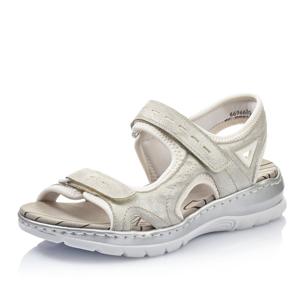 detail Dámské sandály RIEKER RIE-10200310-S1 bílá