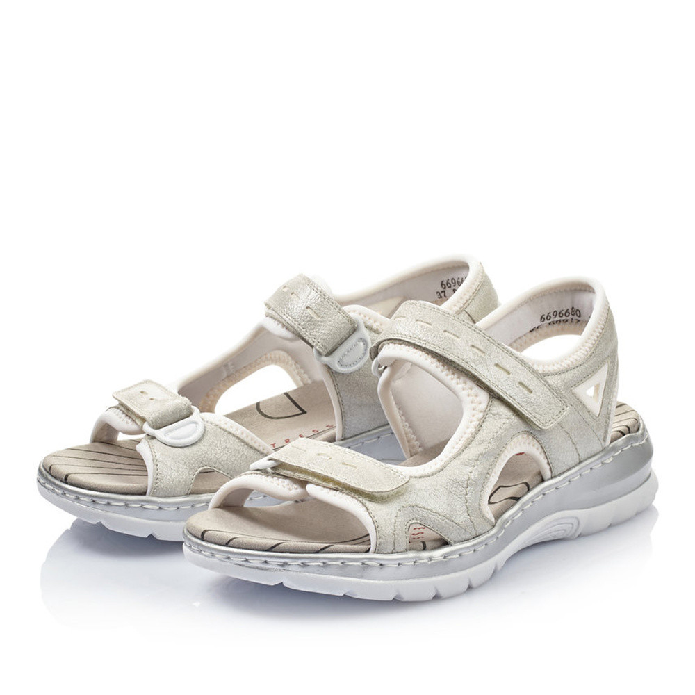 detail Dámské sandály RIEKER RIE-10200310-S1 bílá