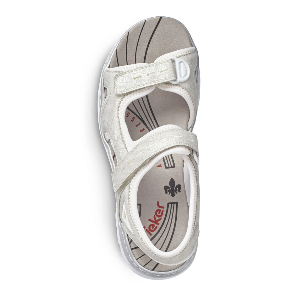 detail Dámské sandály RIEKER RIE-10200310-S1 bílá