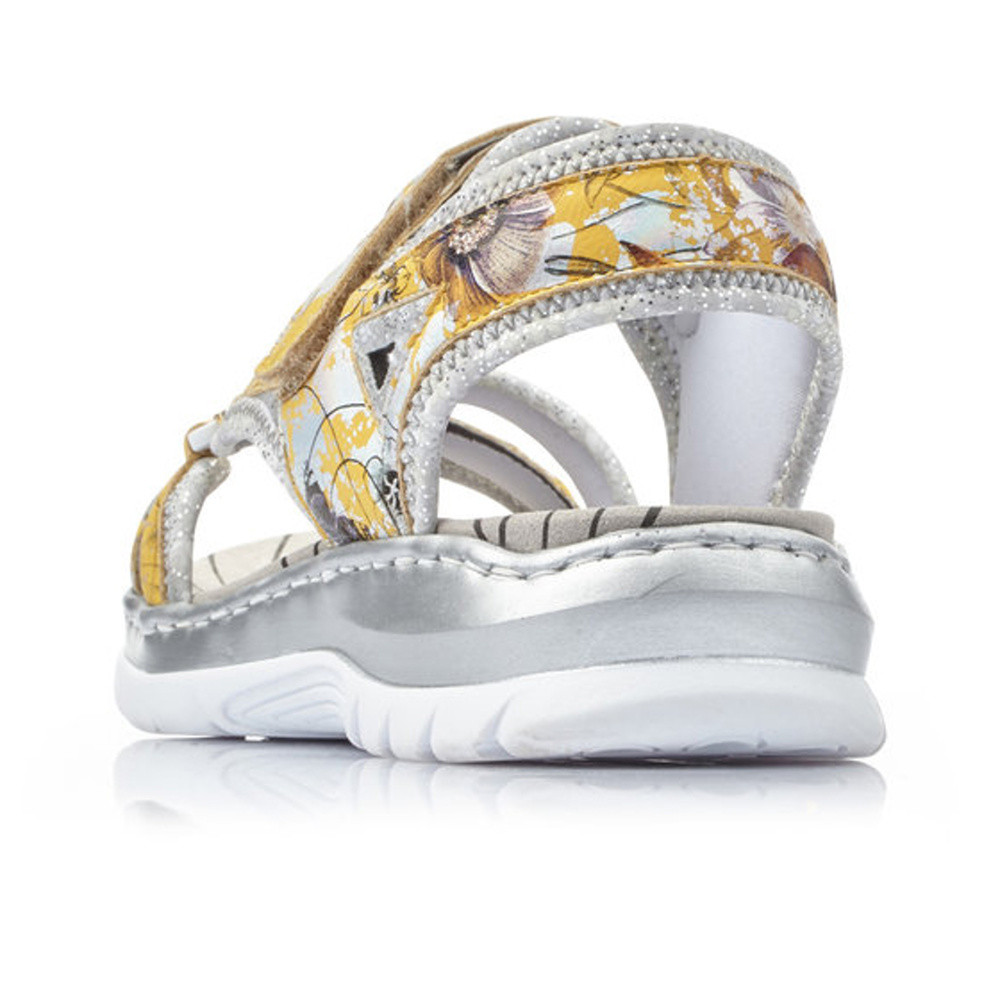 detail Dámské sandály RIEKER RIE-10200313-S1 žlutá