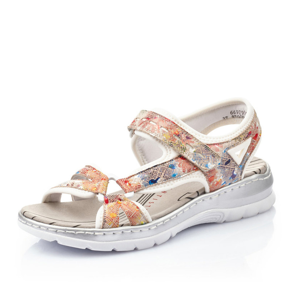 detail Dámské sandály RIEKER RIE-10200314-S1 multicolor