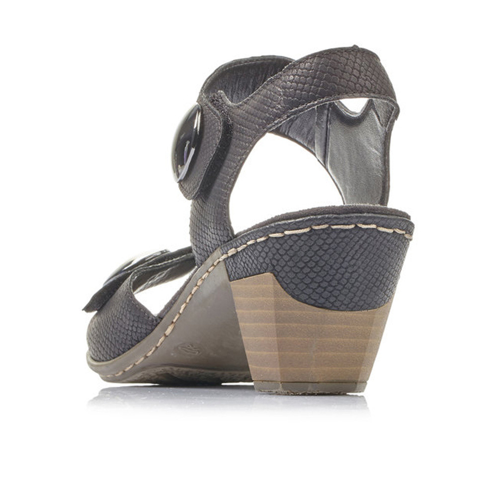 detail Dámské sandály RIEKER RIE-10200315-S1 černá