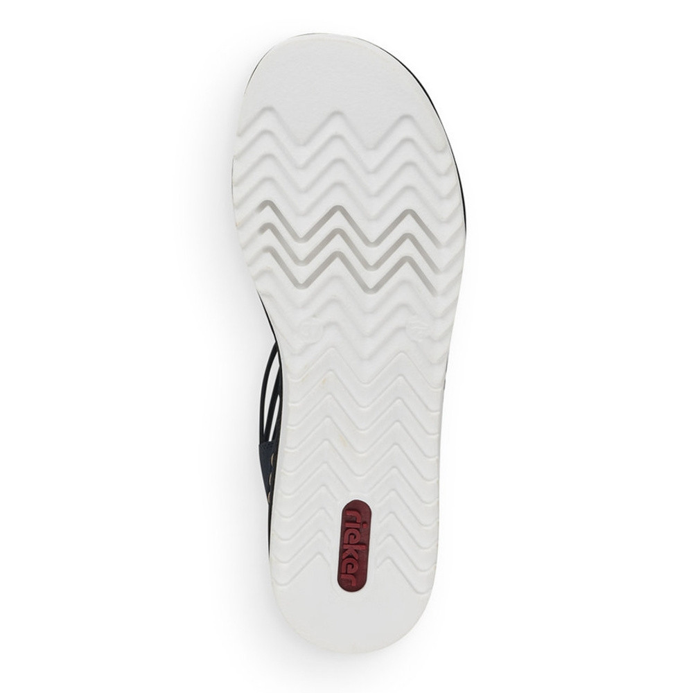 detail Dámské sandály RIEKER 679L1-92 modrá S1