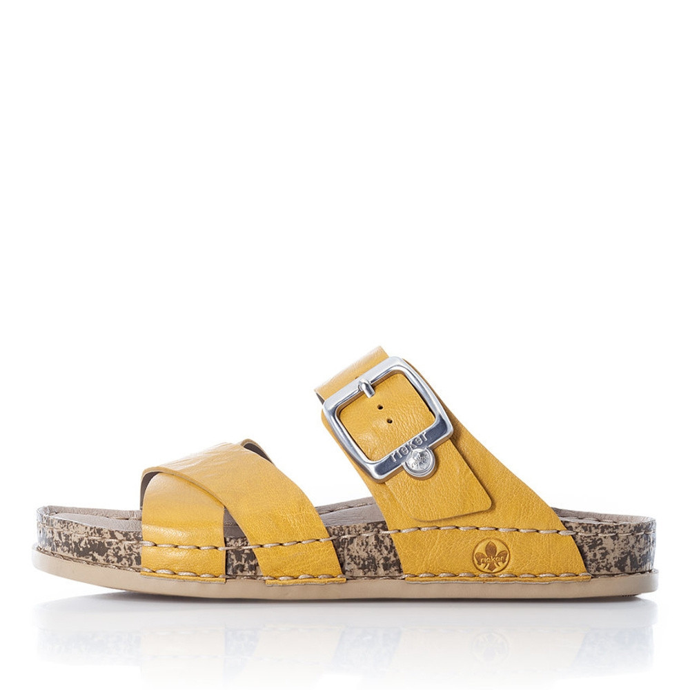 detail Dámské nazouváky RIEKER RIE-10200334-S1 žlutá