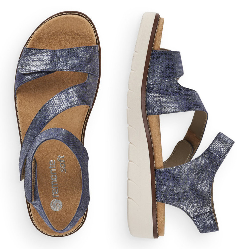 detail Dámské sandály REMONTE RIE-10200342-S1 modrá