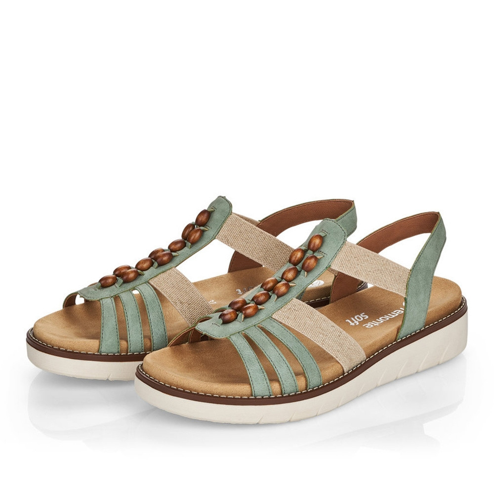 detail Dámské sandály REMONTE RIE-10200353-S1 zelená