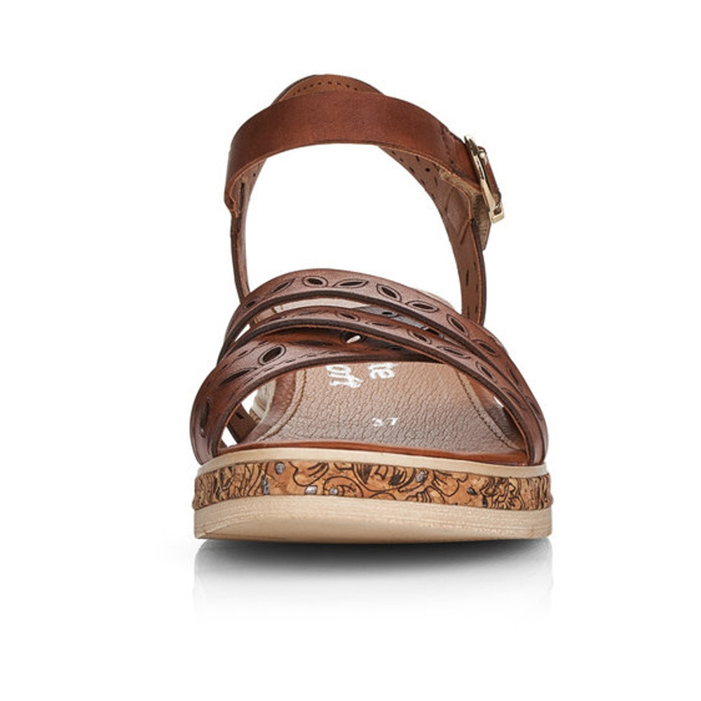 detail Dámské sandály REMONTE D3055-24 hnědá S2