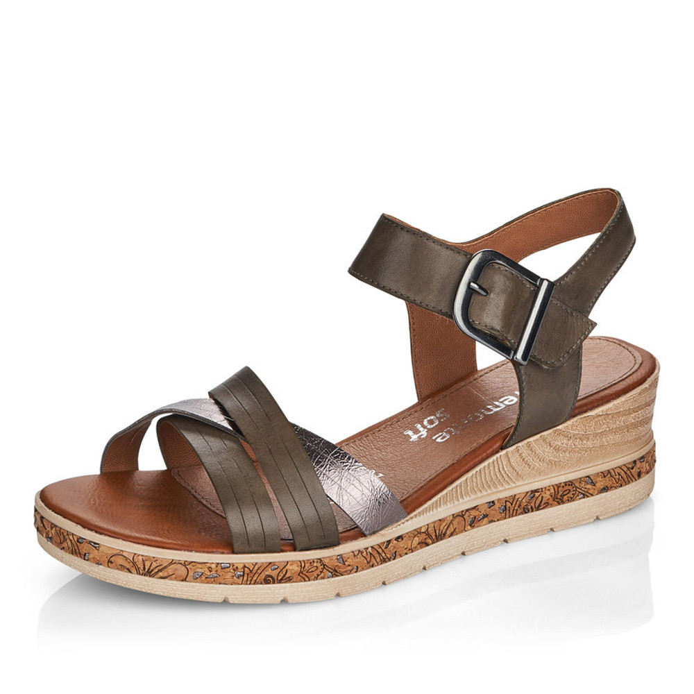 detail Dámské sandály REMONTE RIE-10200361-S1 zelená