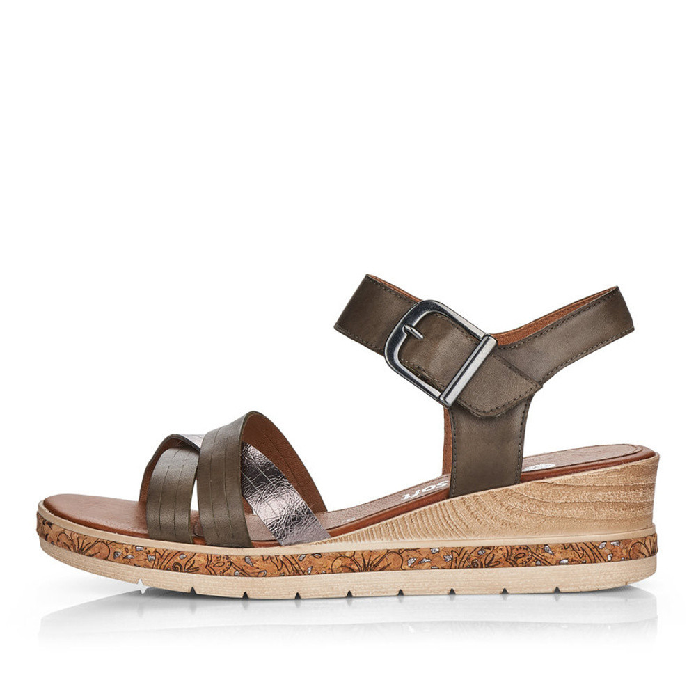 detail Dámské sandály REMONTE RIE-10200361-S1 zelená