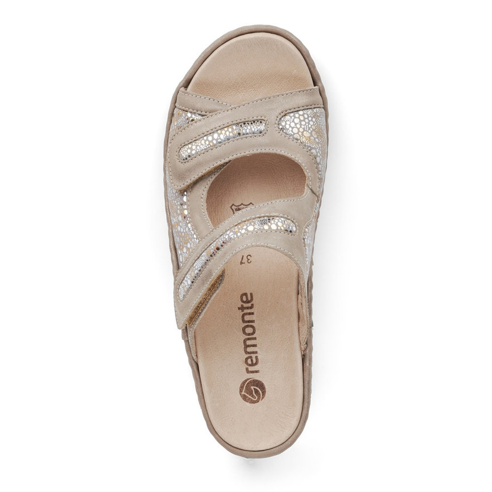 detail Dámské nazouváky REMONTE RIE-10200375-S1 zlatá