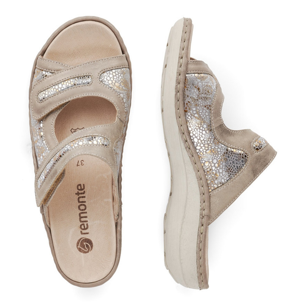 detail Dámské nazouváky REMONTE RIE-10200375-S1 zlatá