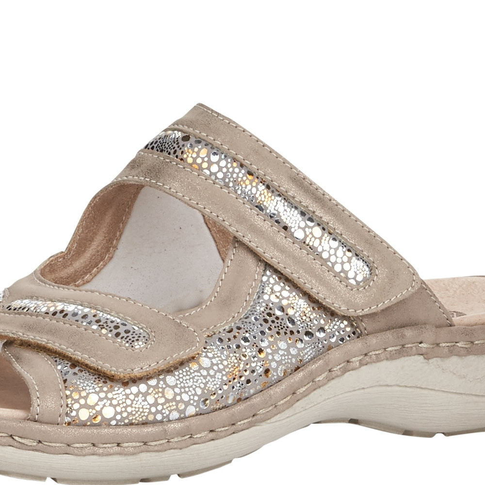 detail Dámské nazouváky REMONTE RIE-10200375-S1 zlatá