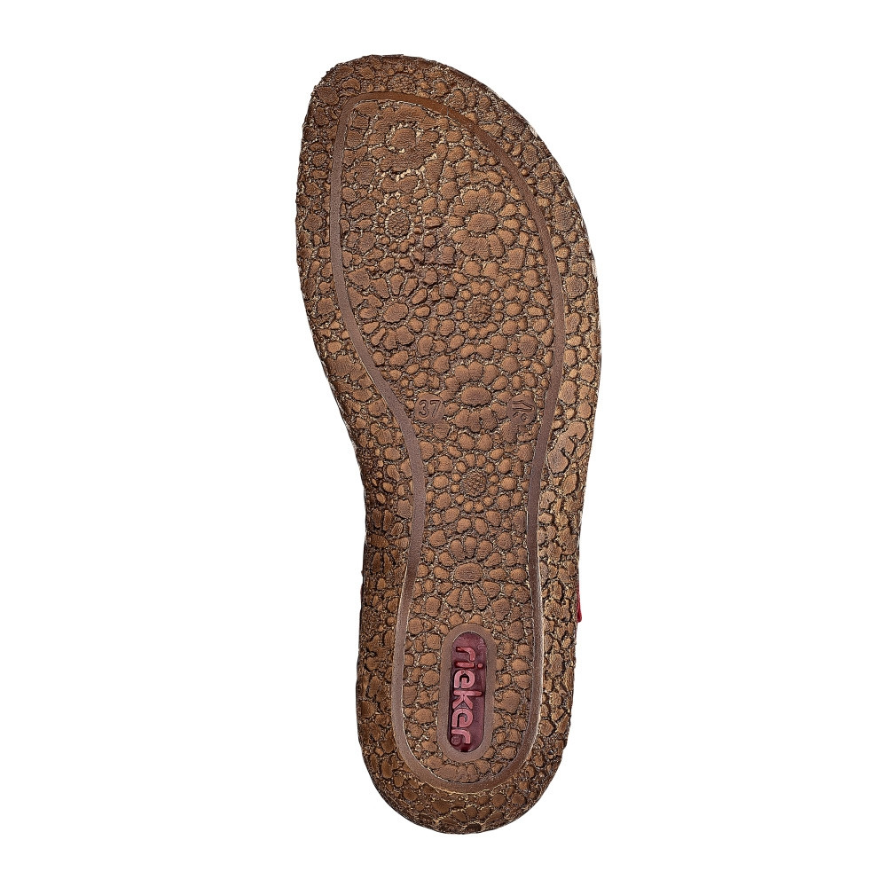 detail Dámské sandály RIEKER RIE-10200384-S2 červená