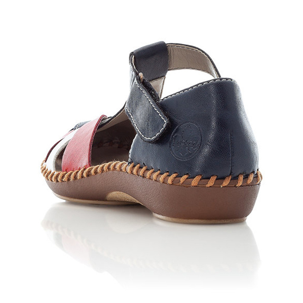 detail Dámské sandály RIEKER RIE-10200390-S1 modrá