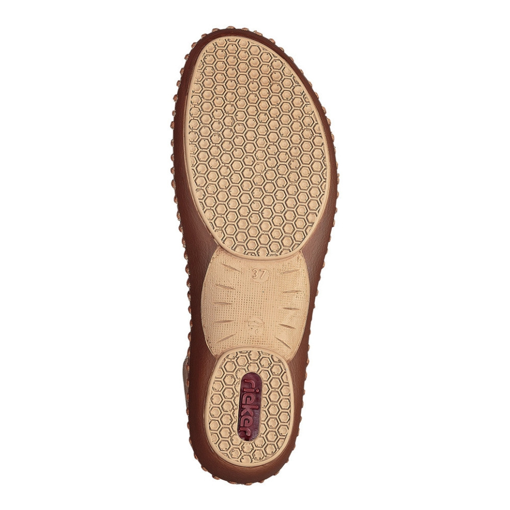 detail Dámské sandály RIEKER RIE-10200392-S1 béžová