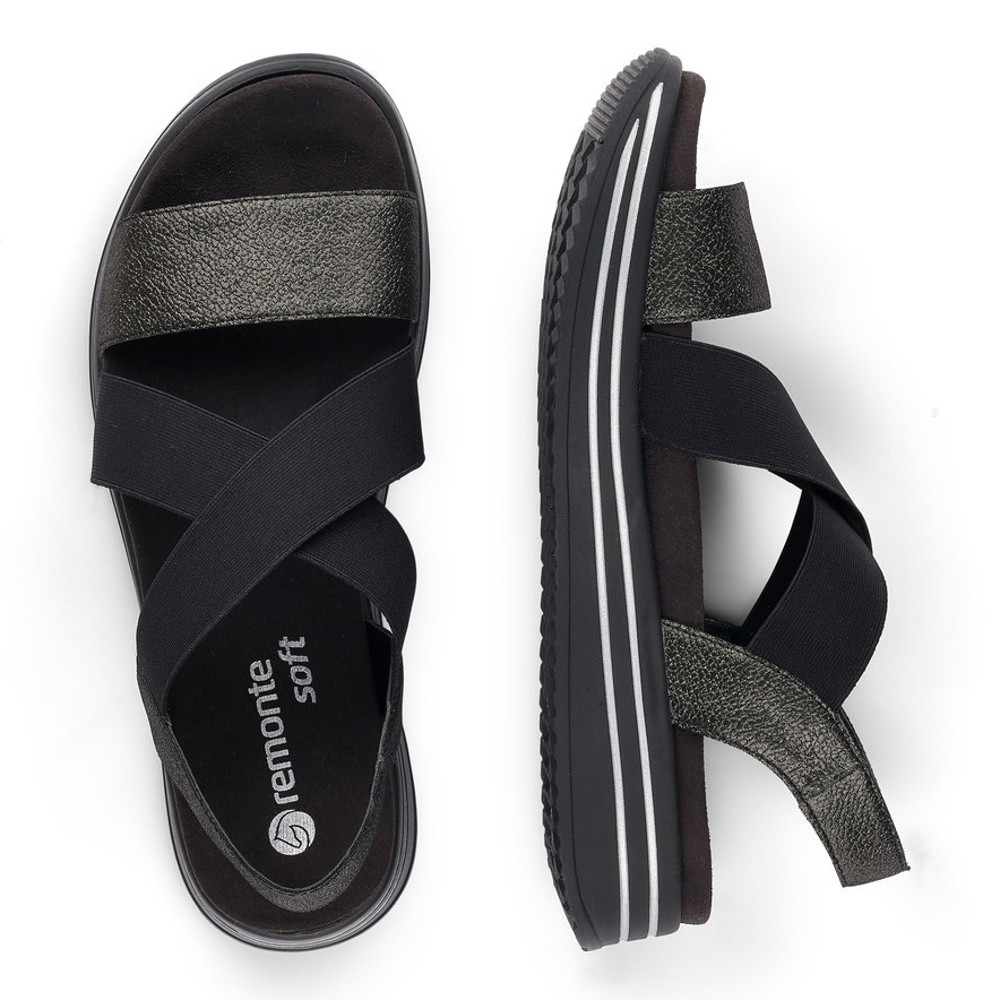 detail Dámské sandály REMONTE RIE-10200393-S2 černá