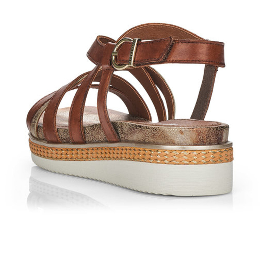 detail Dámské sandály REMONTE R4550-24 hnědá S1