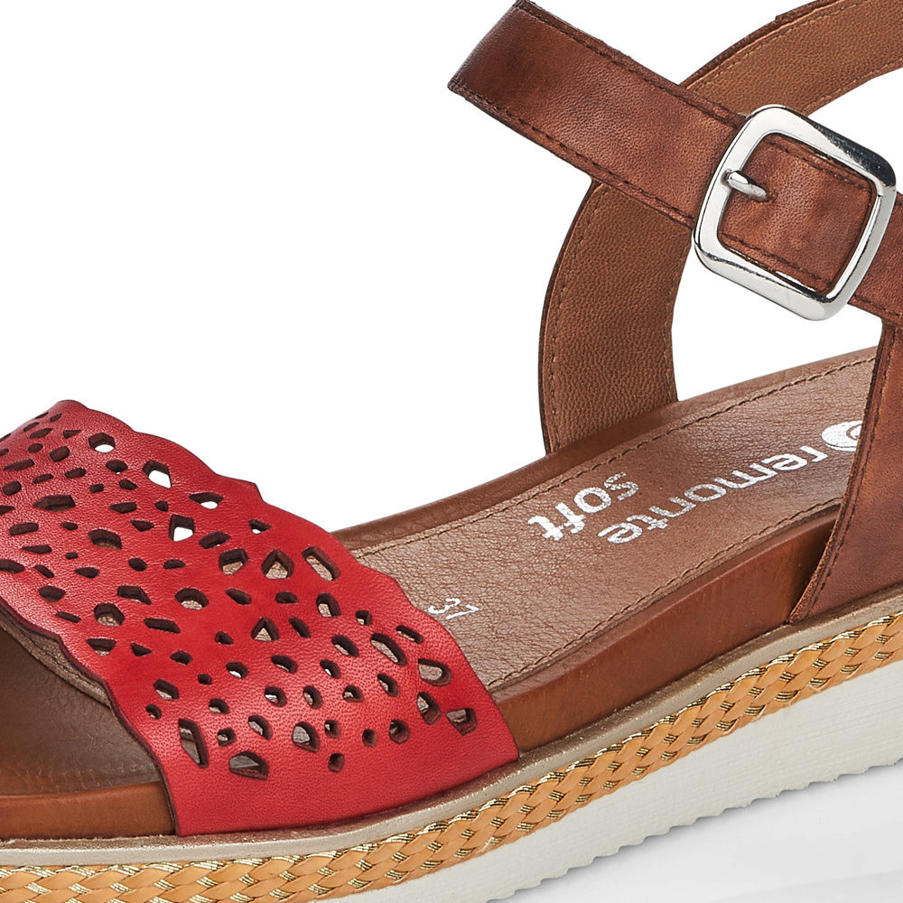 detail Dámské sandály REMONTE RIE-10200401-S1 červená