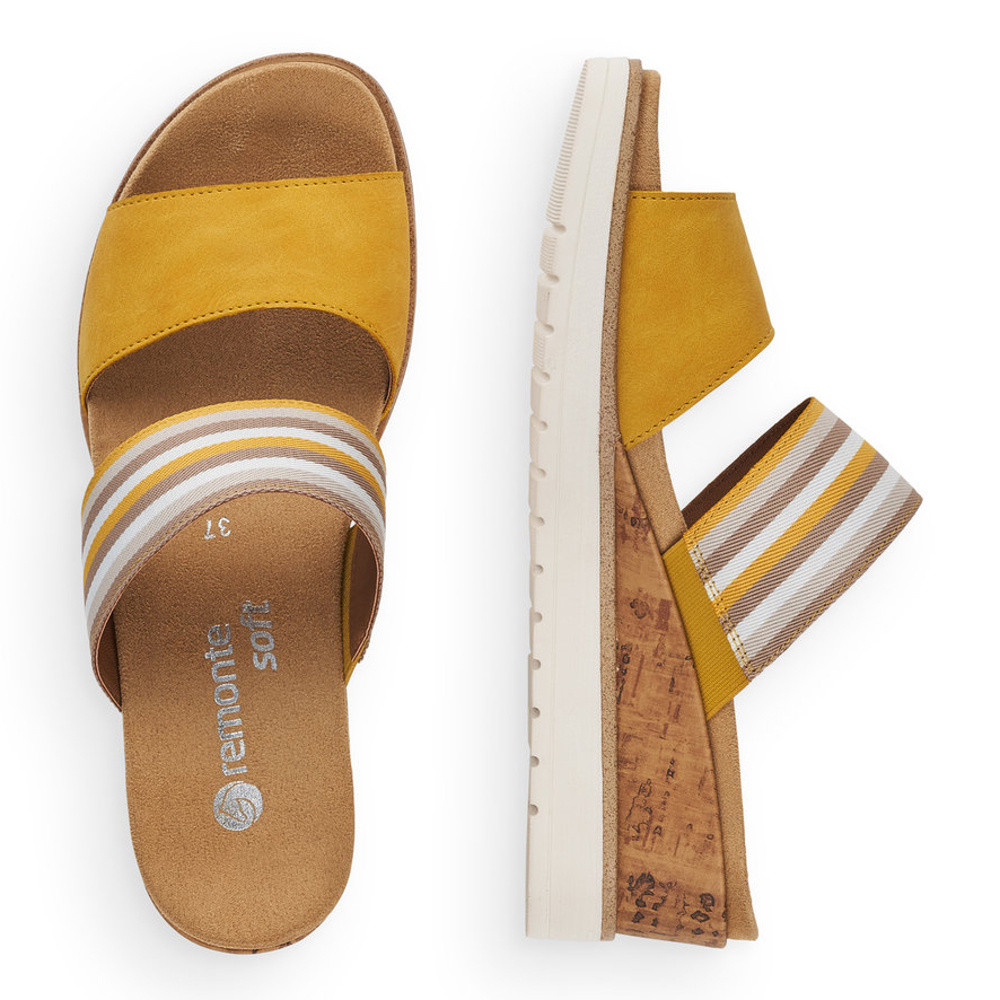 detail Dámské nazouváky REMONTE RIE-10200406-S1 žlutá