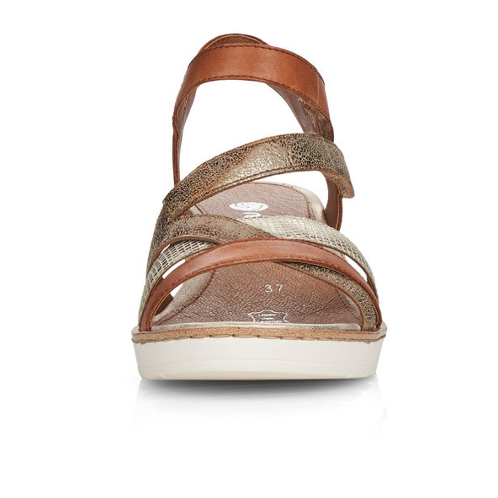 detail Dámské sandály REMONTE RIE-10200408-S2 hnědá