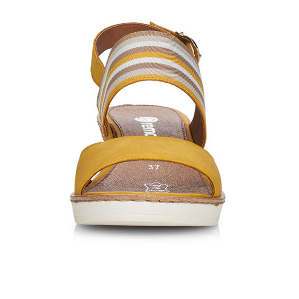 detail Dámské sandály REMONTE RIE-10200411-S1 žlutá