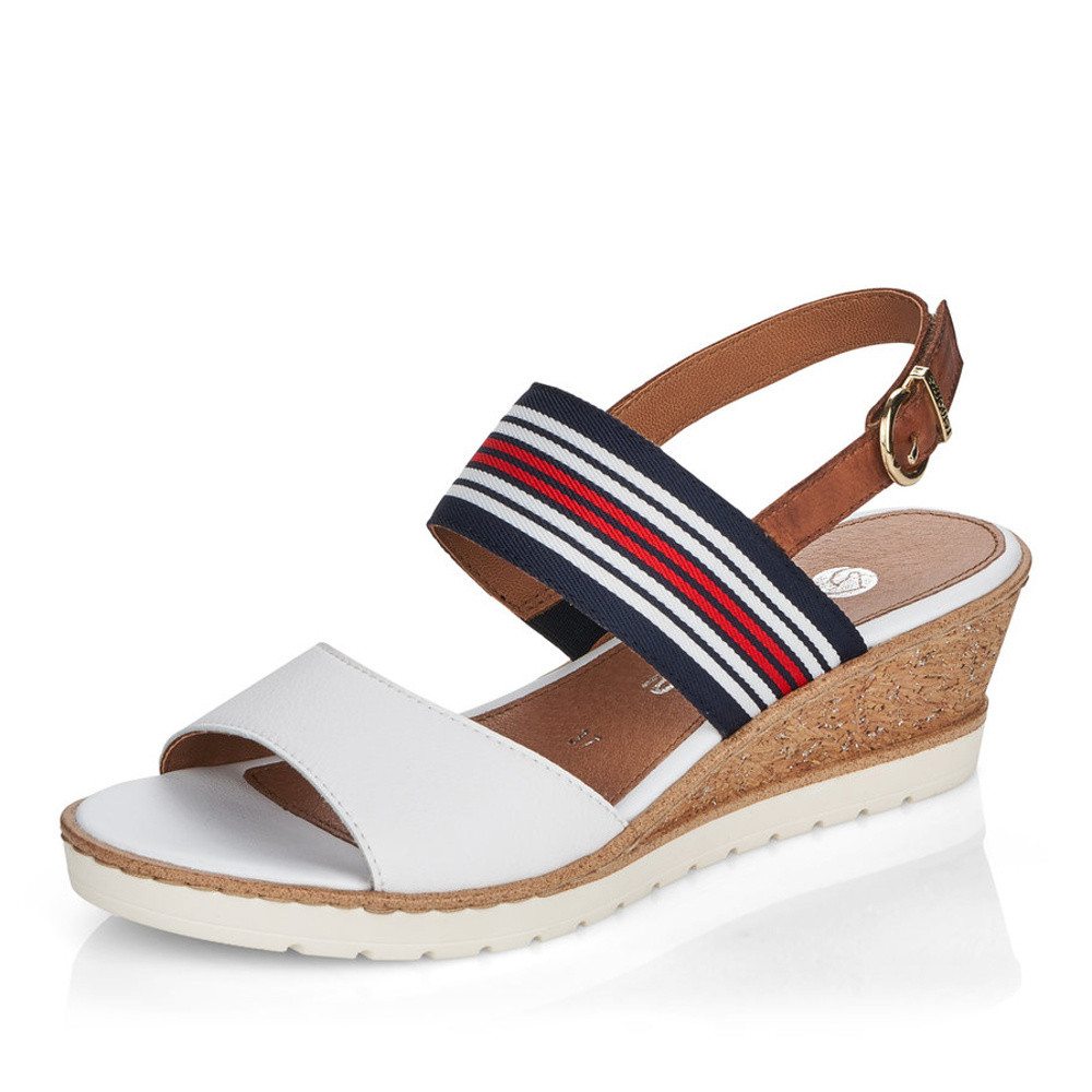 detail Dámské sandály REMONTE RIE-10200412-S1 bílá