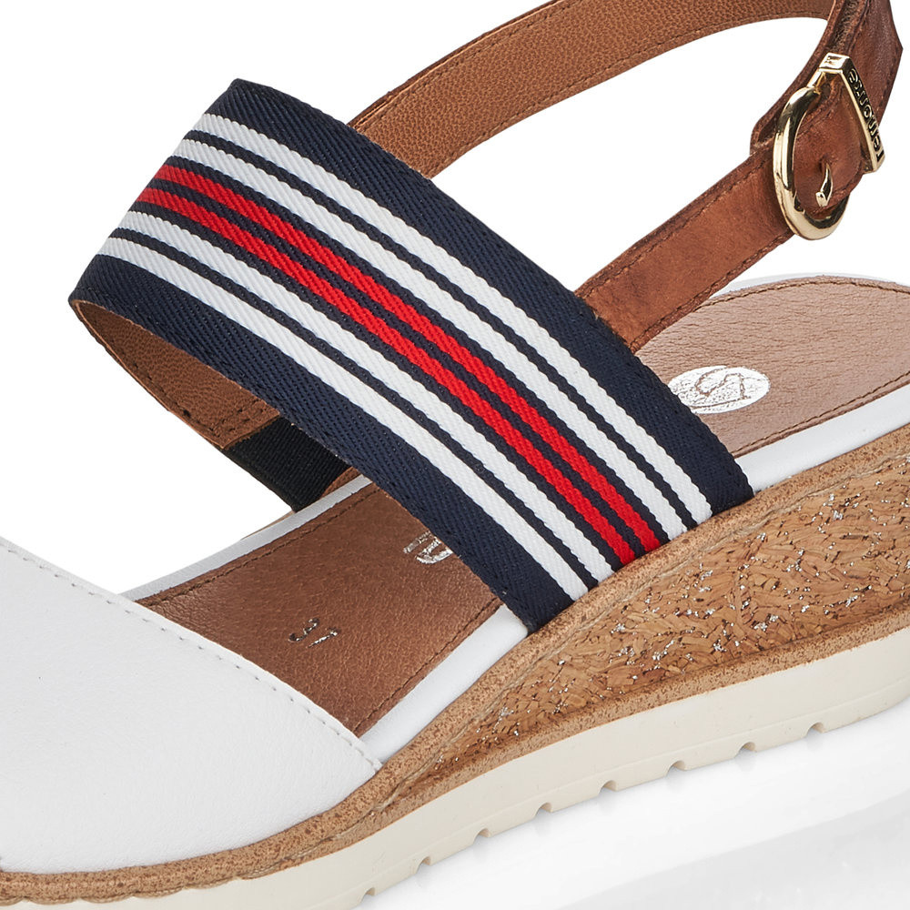 detail Dámské sandály REMONTE RIE-10200412-S1 bílá