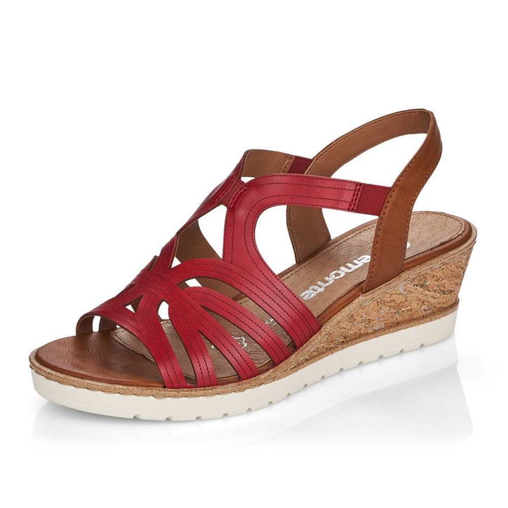 detail Dámské sandály REMONTE RIE-10200413-S1 červená