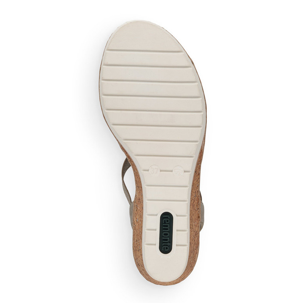 detail Dámské sandály REMONTE R6256-90 zlatá S1