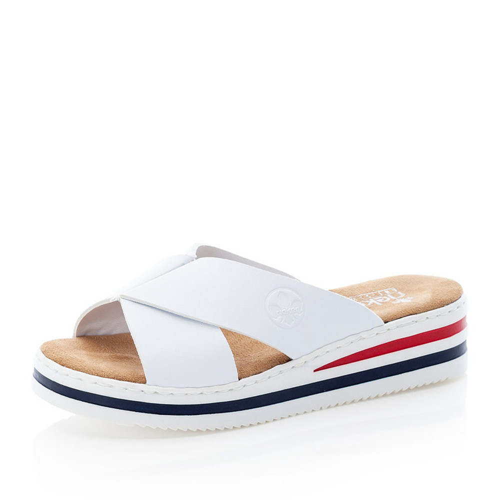 detail Dámské nazouváky RIEKER RIE-10200429-S3 bílá