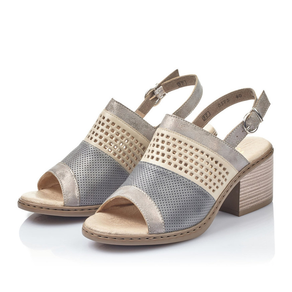 detail Dámské sandály RIEKER RIE-10200439-S1 šedá