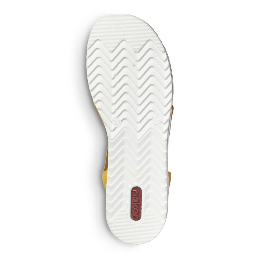 detail Dámské sandály RIEKER RIE-10200443-S1 žlutá