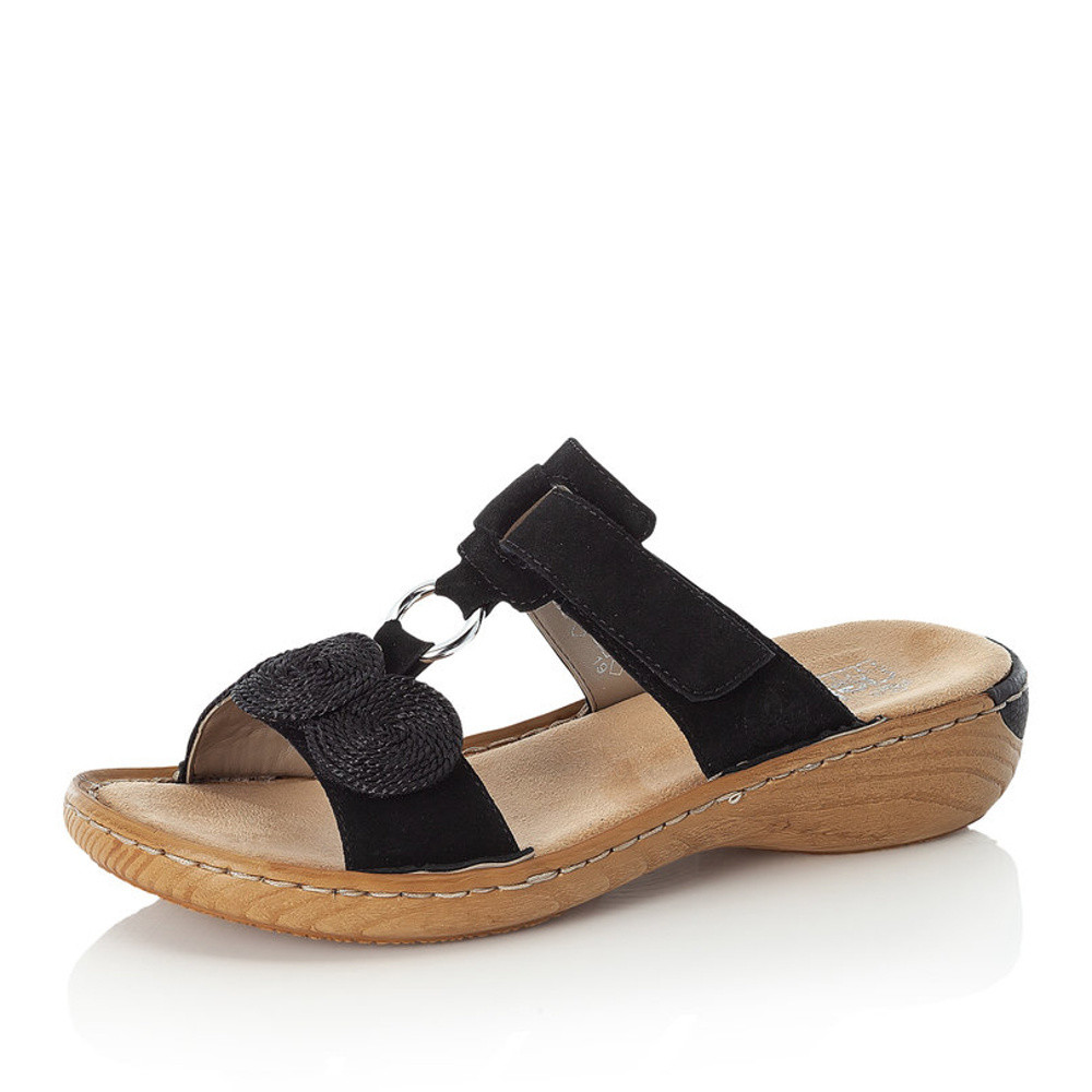 detail Dámské nazouváky RIEKER V27K3-00 černá S2