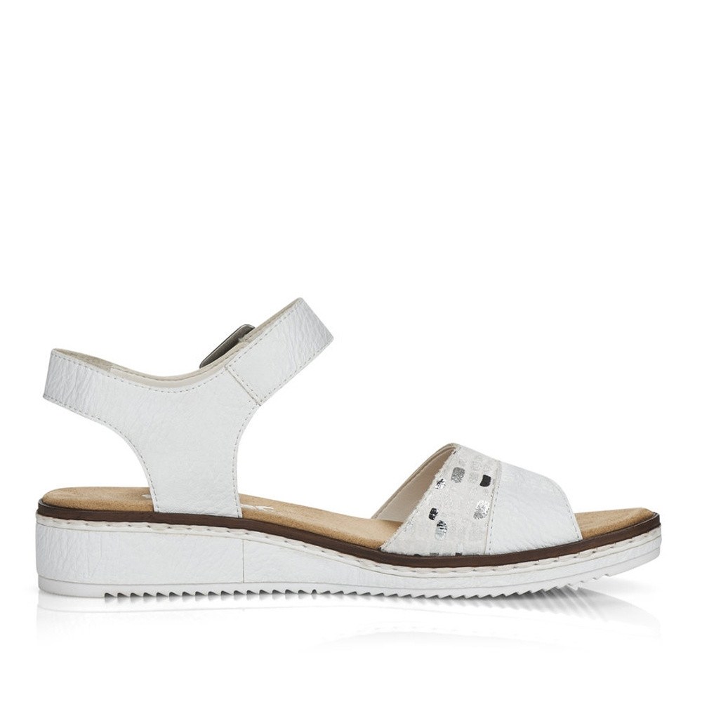 detail Dámské sandály RIEKER V3626-80 bílá S1
