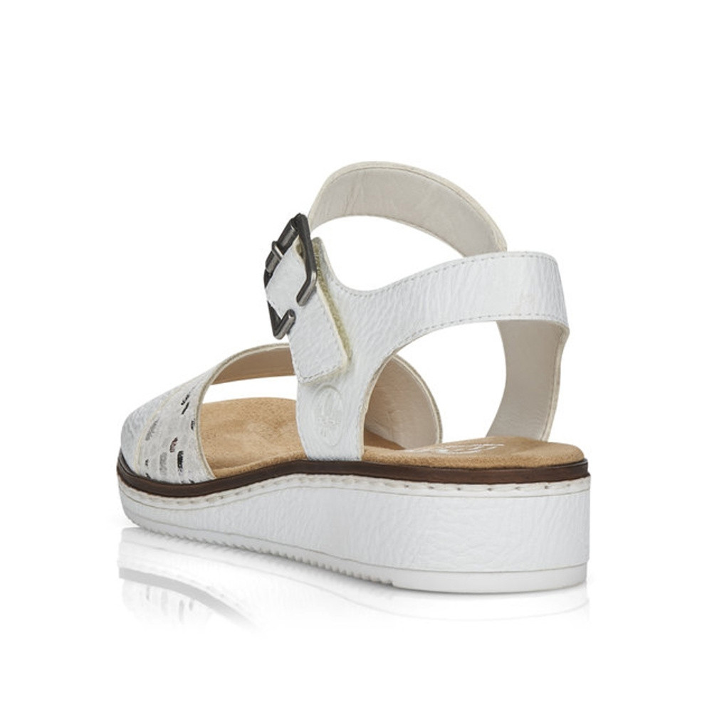 detail Dámské sandály RIEKER V3626-80 bílá S1