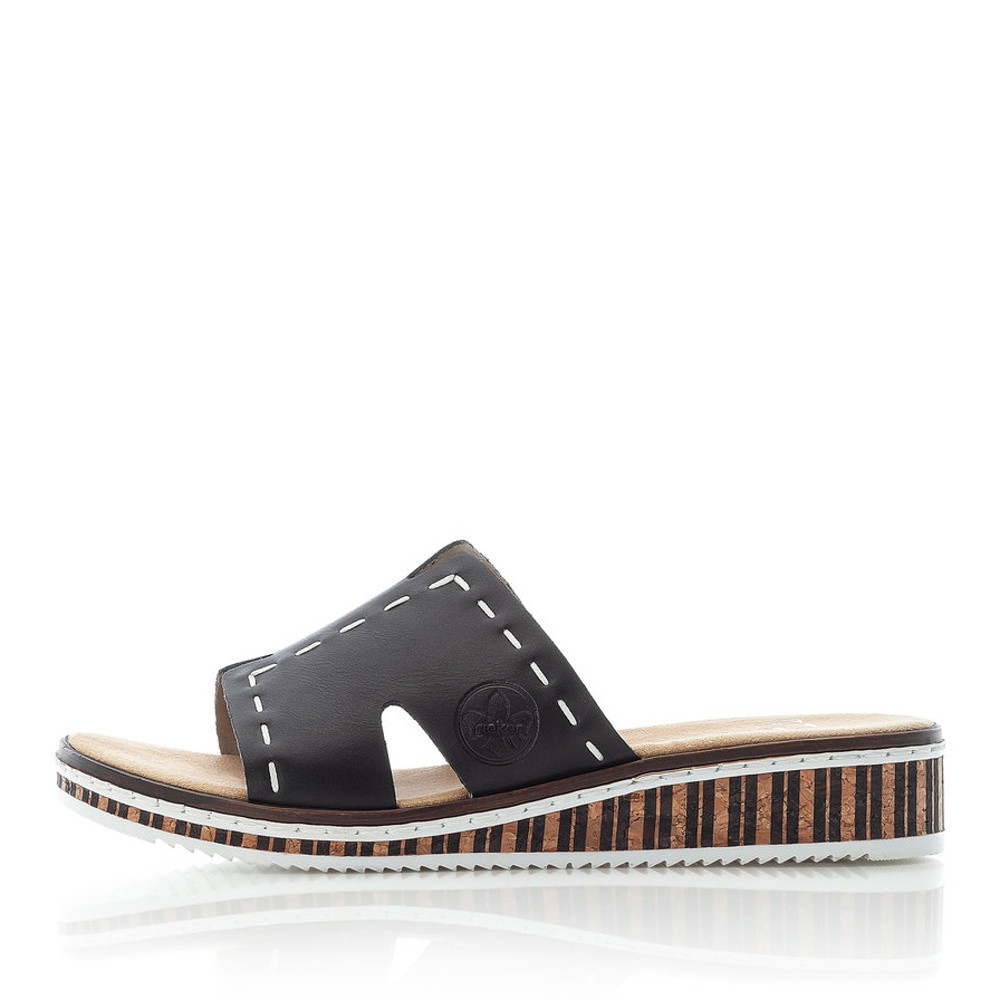 detail Dámské nazouváky RIEKER RIE-10200466-S2 černá