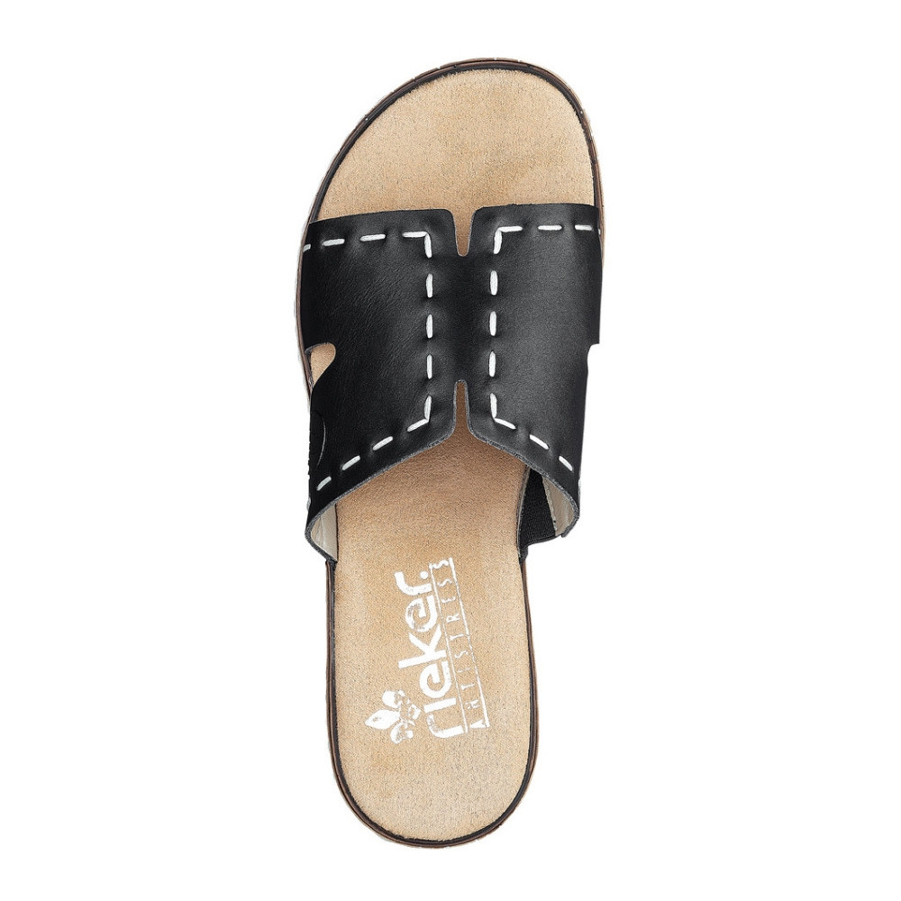 detail Dámské nazouváky RIEKER RIE-10200466-S2 černá