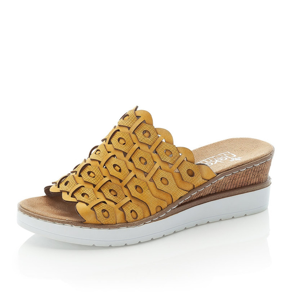 detail Dámské nazouváky RIEKER RIE-10200474-S1 žlutá