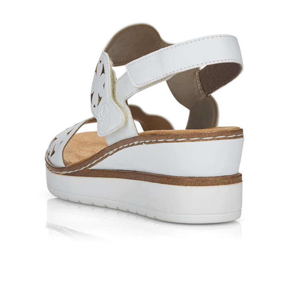 detail Dámské sandály RIEKER RIE-10200478-S1 bílá